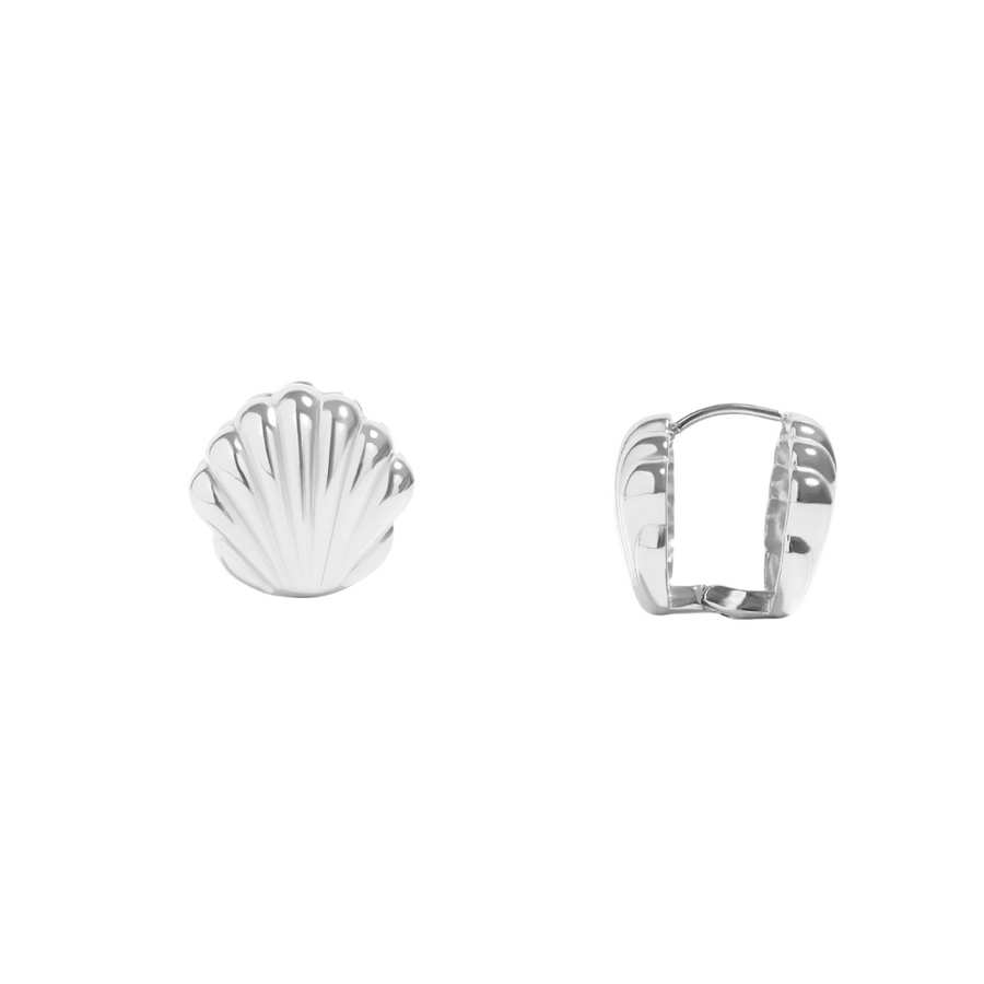 Shell Huggies Earrings