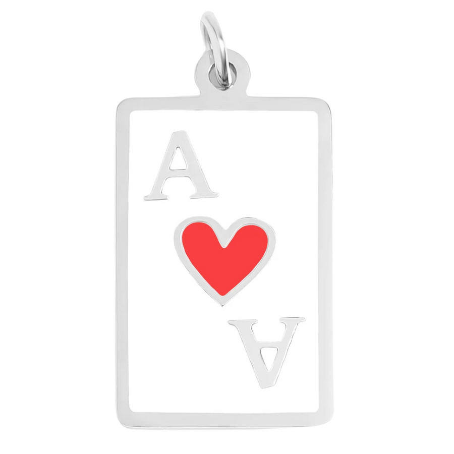 Ace of Hearts Charm