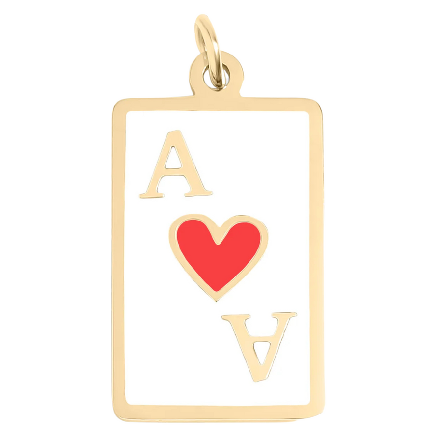 Ace of Hearts Charm