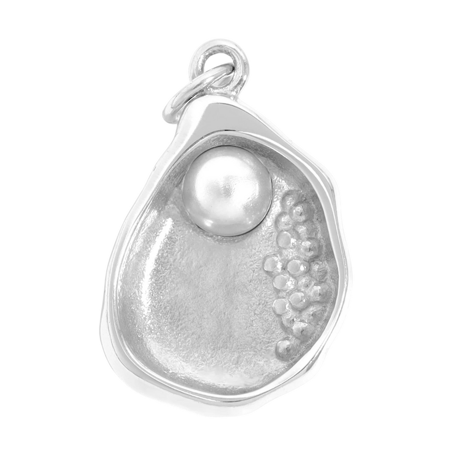 Seashell with Pearl Charm