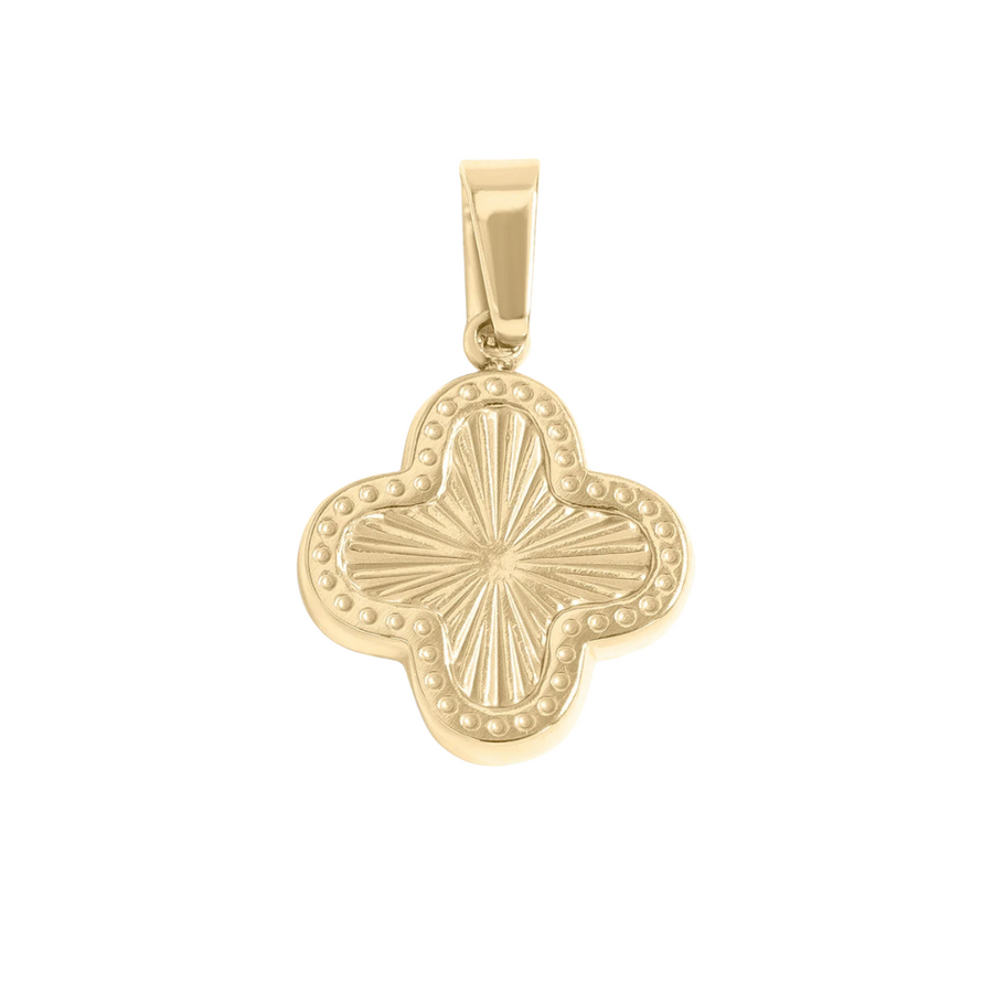 Sunburst Clover Charm