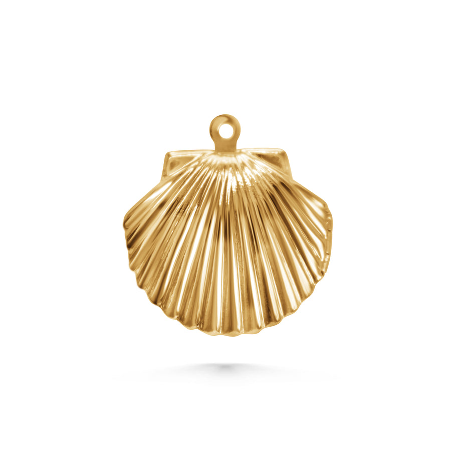 Chunky Clamshell Locket Charm