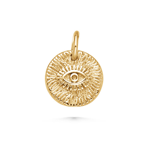 Evil Eye Coin Charm
