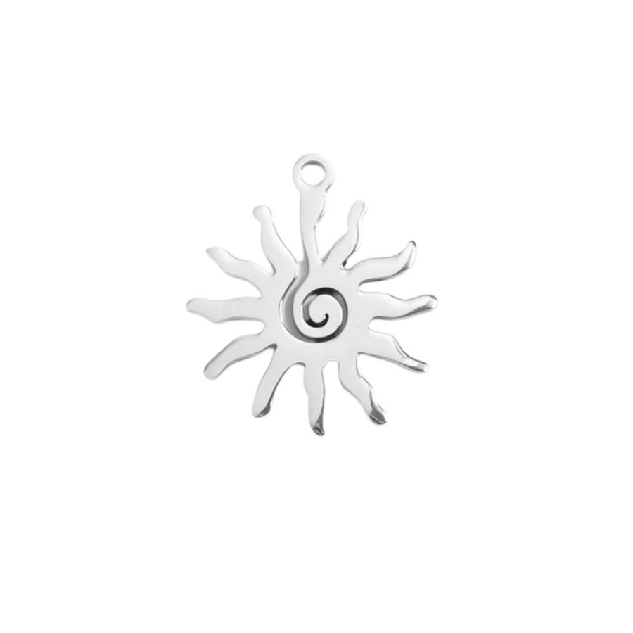 Spiral Sun Charm