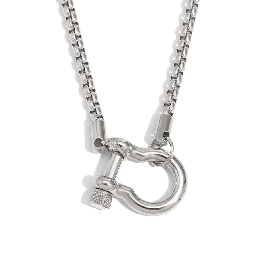 Horseshoe Charm Keeper Necklace