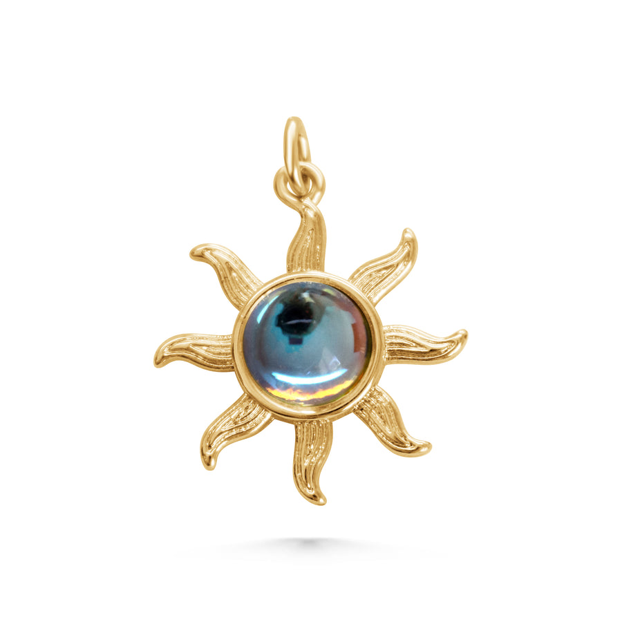 Moonstone Sun Charm