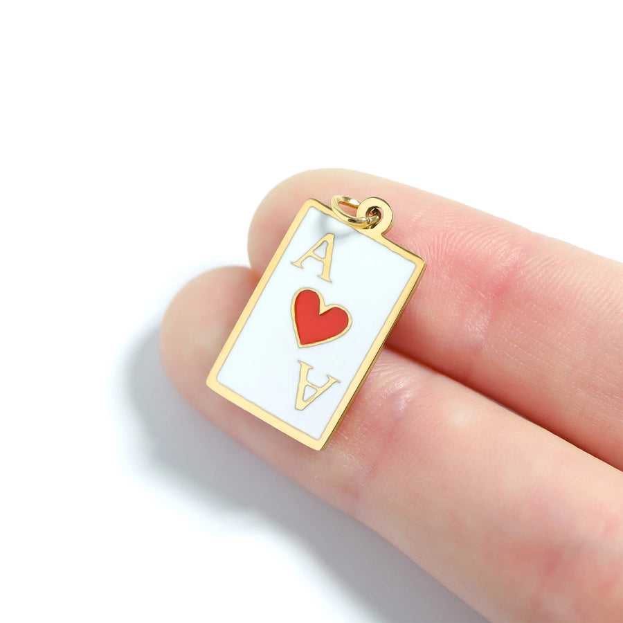 Ace of Hearts Charm