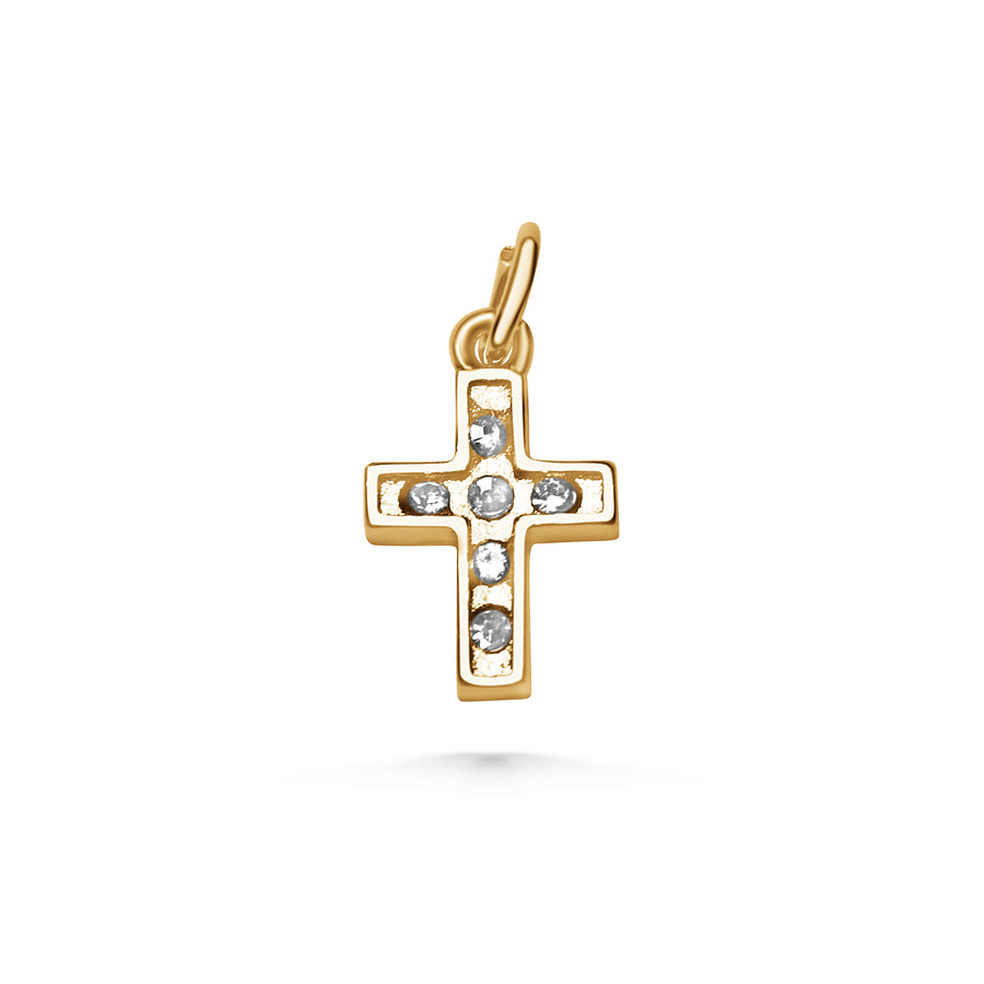 Mini CZ Cross Charm