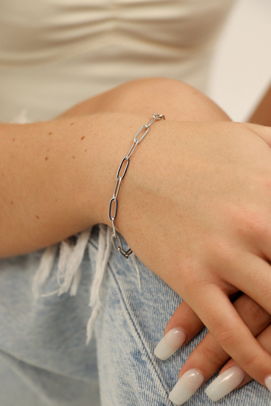 Bea Paperclip Bracelet
