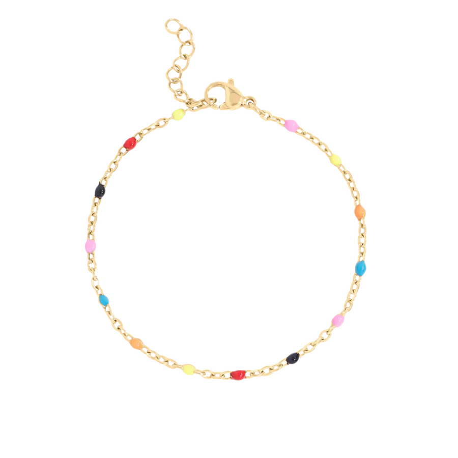 Rainbow Confetti Bracelet